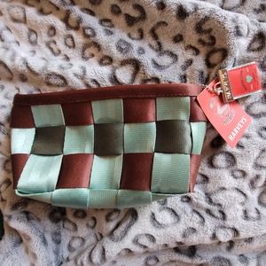 Harveys seatbelt Lil summer luvin mint chip triangle make up bag